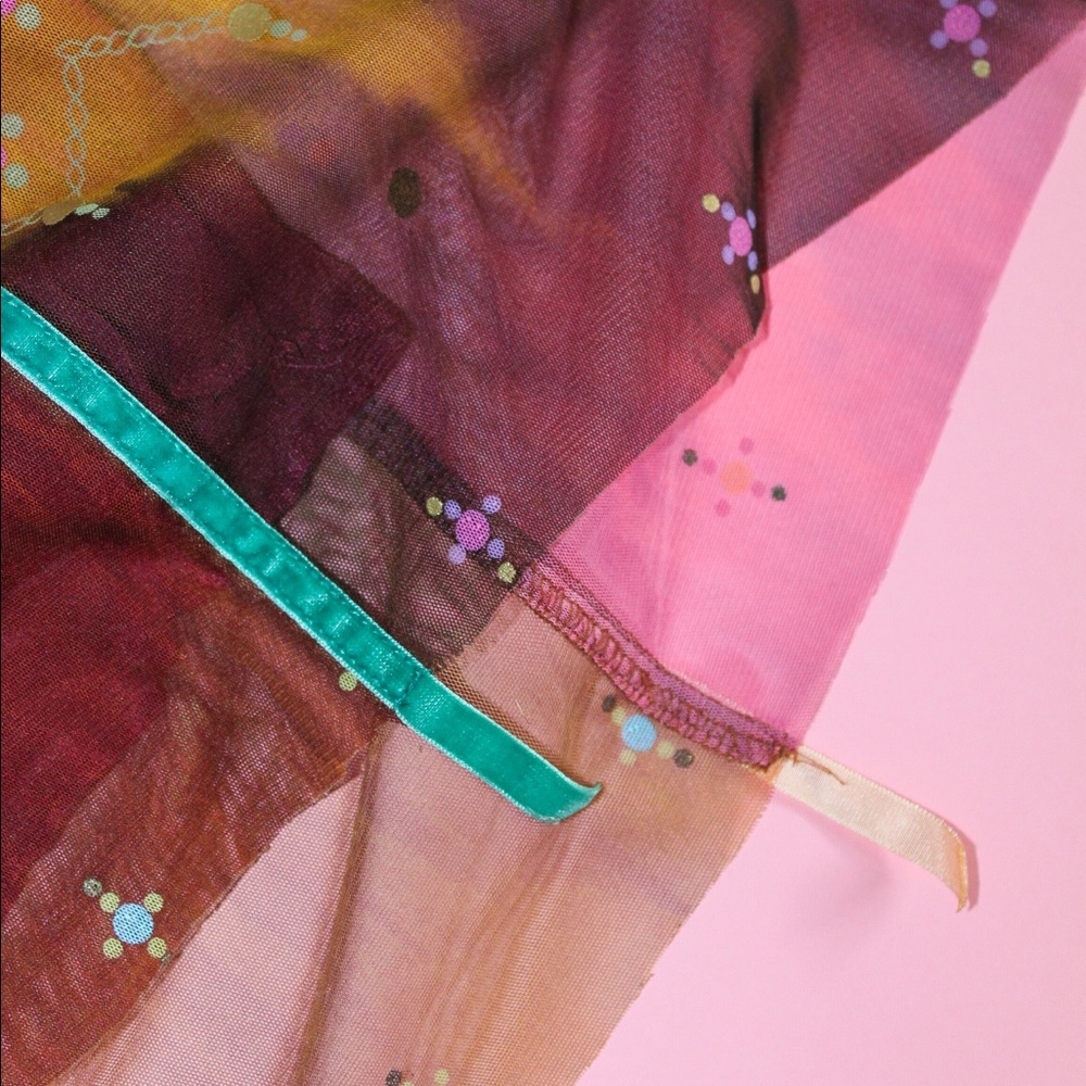 Vtg y2k West End Boho Hippie Patchwork Maxi Skirt - Picture 5 of 6